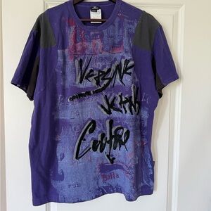 Versace Jeans Couture Purple Tee